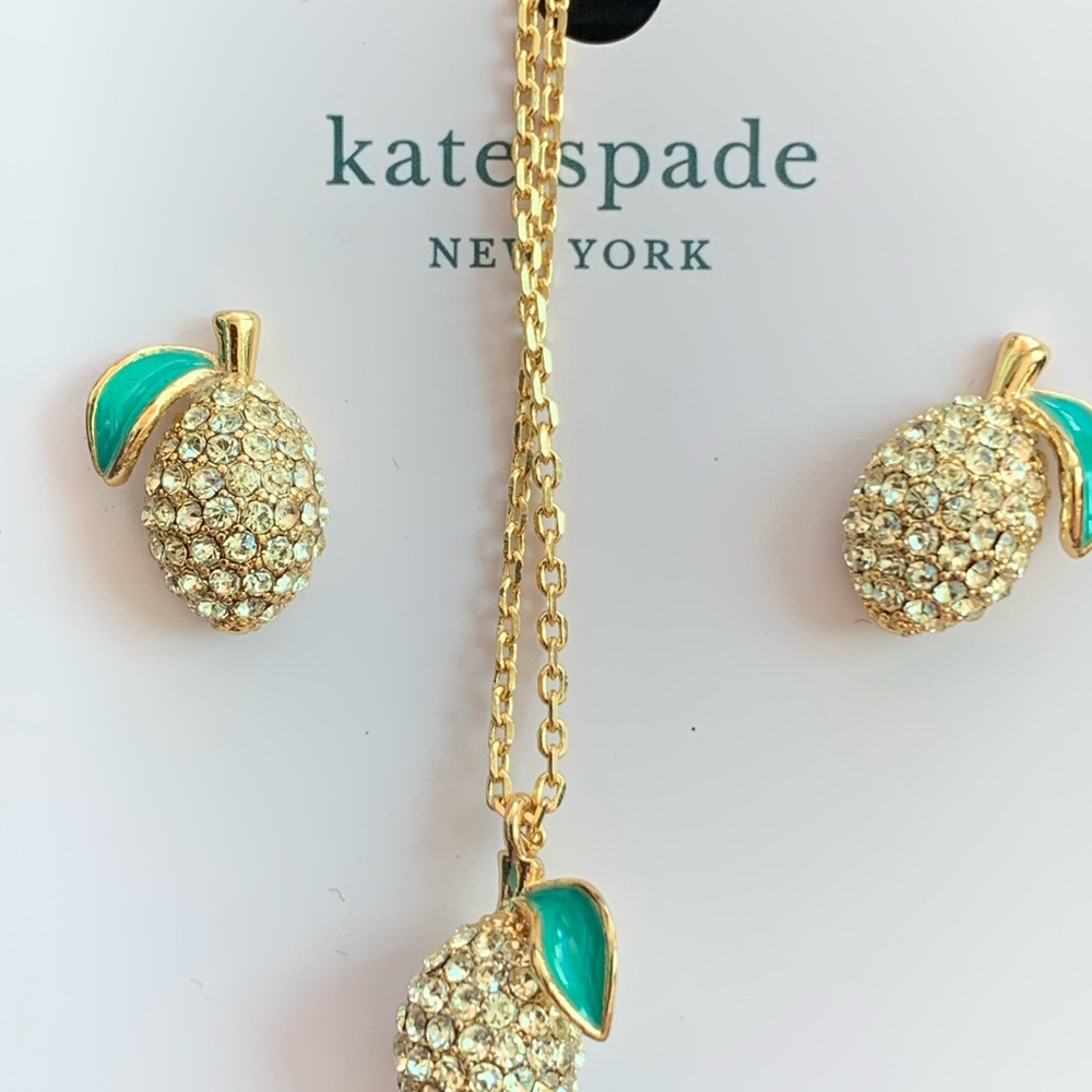 Authentic New Kate Spade Lemon Earrings